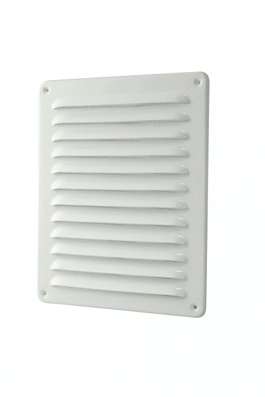 Lüftungsgitter mit Fliegengaze, aus Aluminium - Image 2